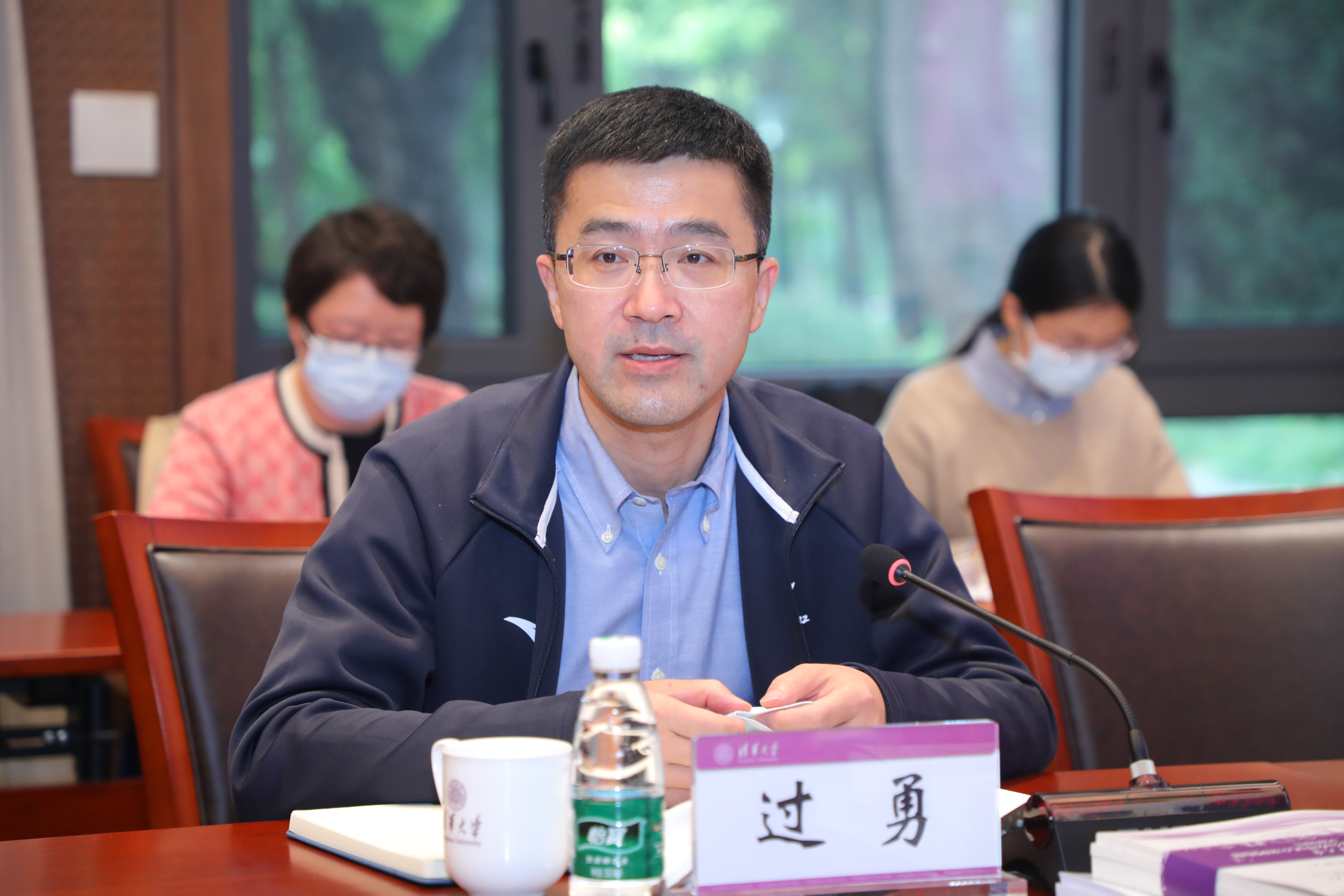 20221019-火博在线召开落实学校第十五次党代会精神学生工作专题研讨会-郭宝顺-邱勇讲话.JPG
