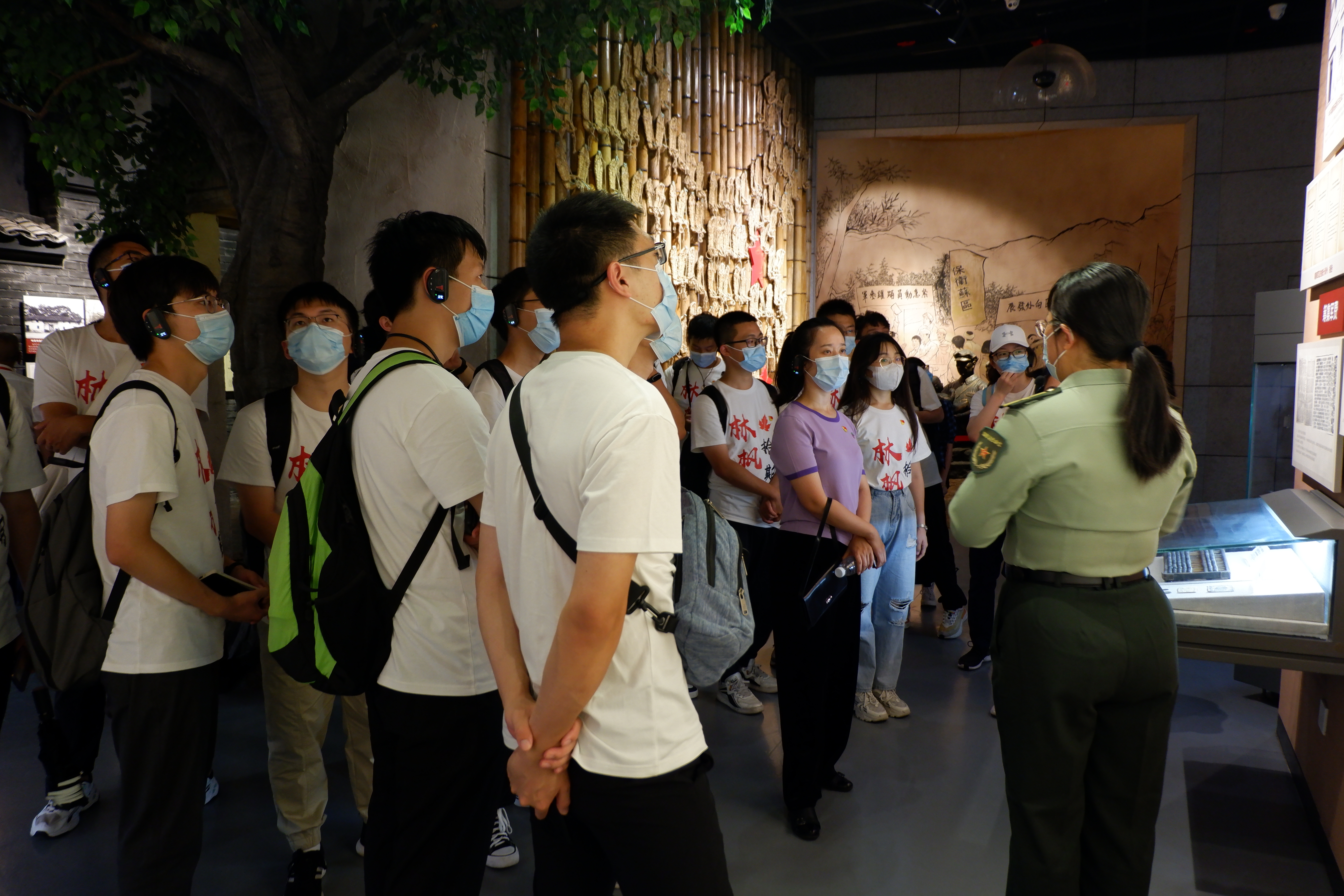 20220808-0814-星空体育“林枫计划”师生赴江西赣县区调研实践-马小涵摄-支队师生参观中央红军长征出发纪念馆.JPG