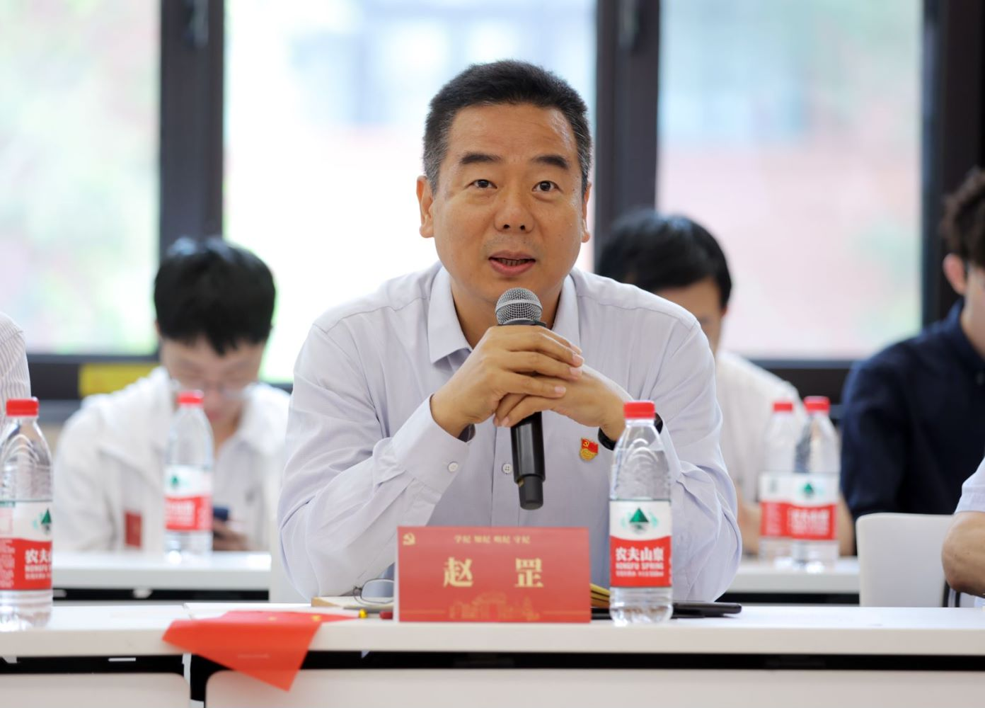 20240618-火博在线开展党纪学习教育全校毕业生师生联合主题党日-无-赵罡参加纪检监察巡视联合党支部、数博二党支部、马博212党支部、自硕22党支部师生联合主题党日.png